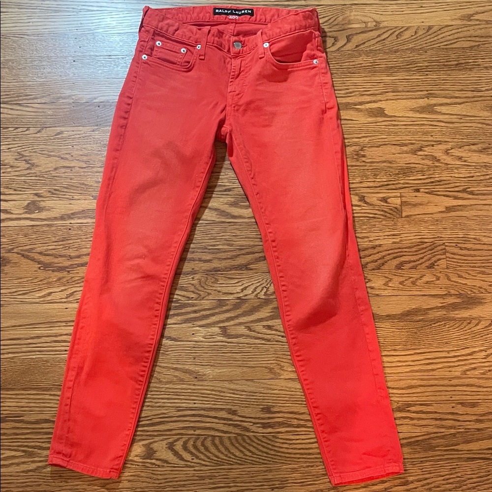 Ralph Lauren Red Women's Pants